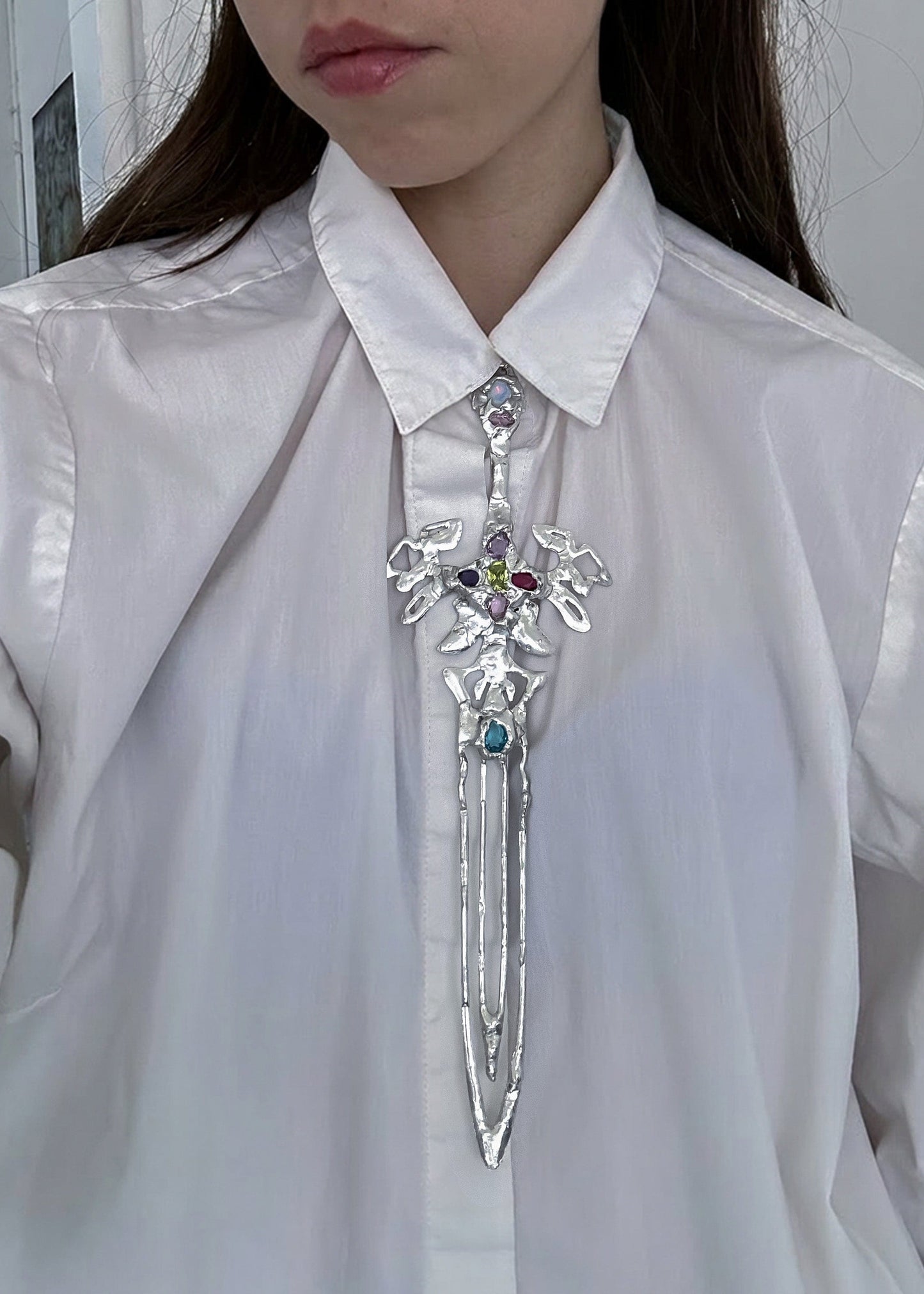 Metal Sword Necklace-Emma Pryde-APOC STORE
