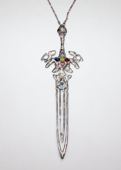 Metal Sword Necklace
