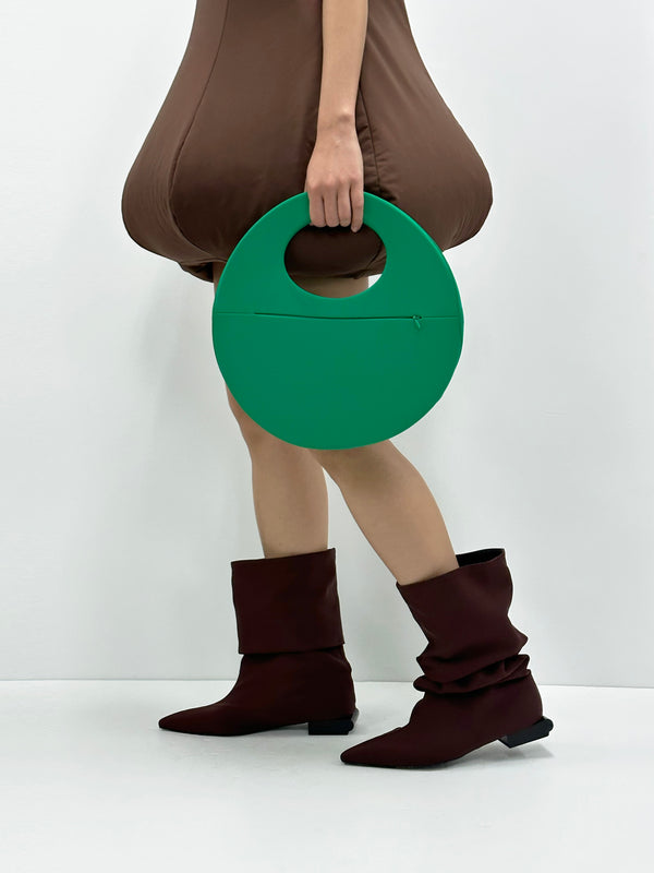 O Bag Forest Green-Sun Woo-APOC STORE