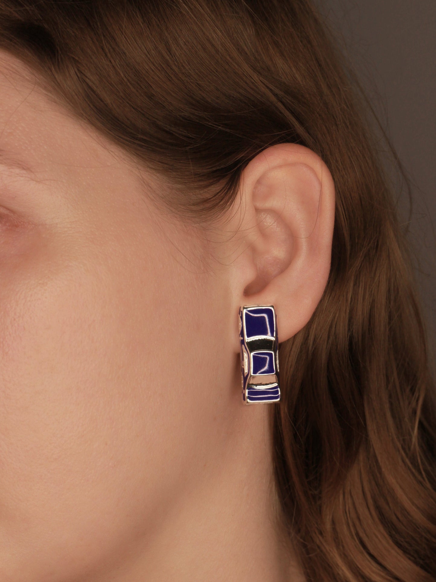 Traffic Jam Earrings Bue-Marland Backus-APOC STORE