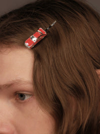 Traffic Jam Hairpins Red-Marland Backus-APOC STORE