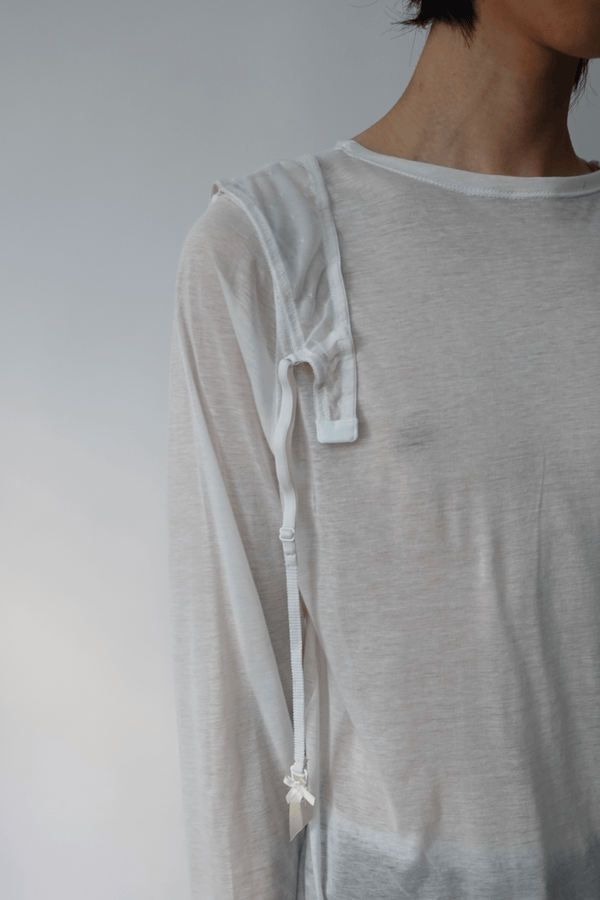 Basic Transparent Top with Lingerie Accessories-TRANSE PARIS-APOC STORE