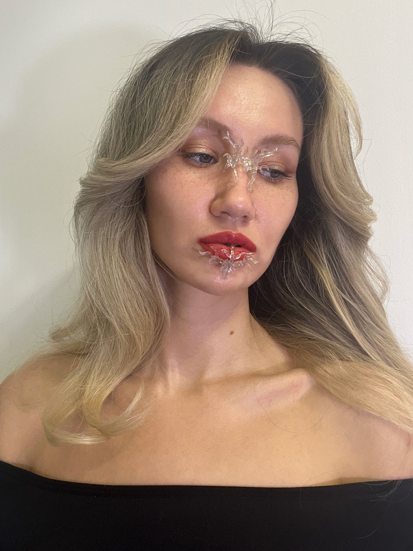 Transparent Lip cuff-WHYNOEN-APOC STORE