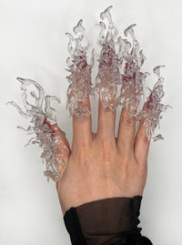Transparent Nail ring-WHYNOEN-APOC STORE