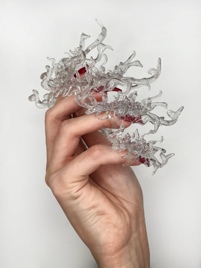 Transparent Nail ring-WHYNOEN-APOC STORE