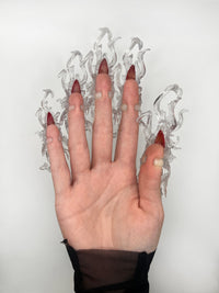 Transparent Nail ring-WHYNOEN-APOC STORE