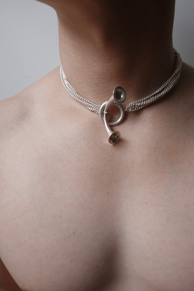 Necklace ‘Double Trompette’-TRANSE PARIS-APOC STORE