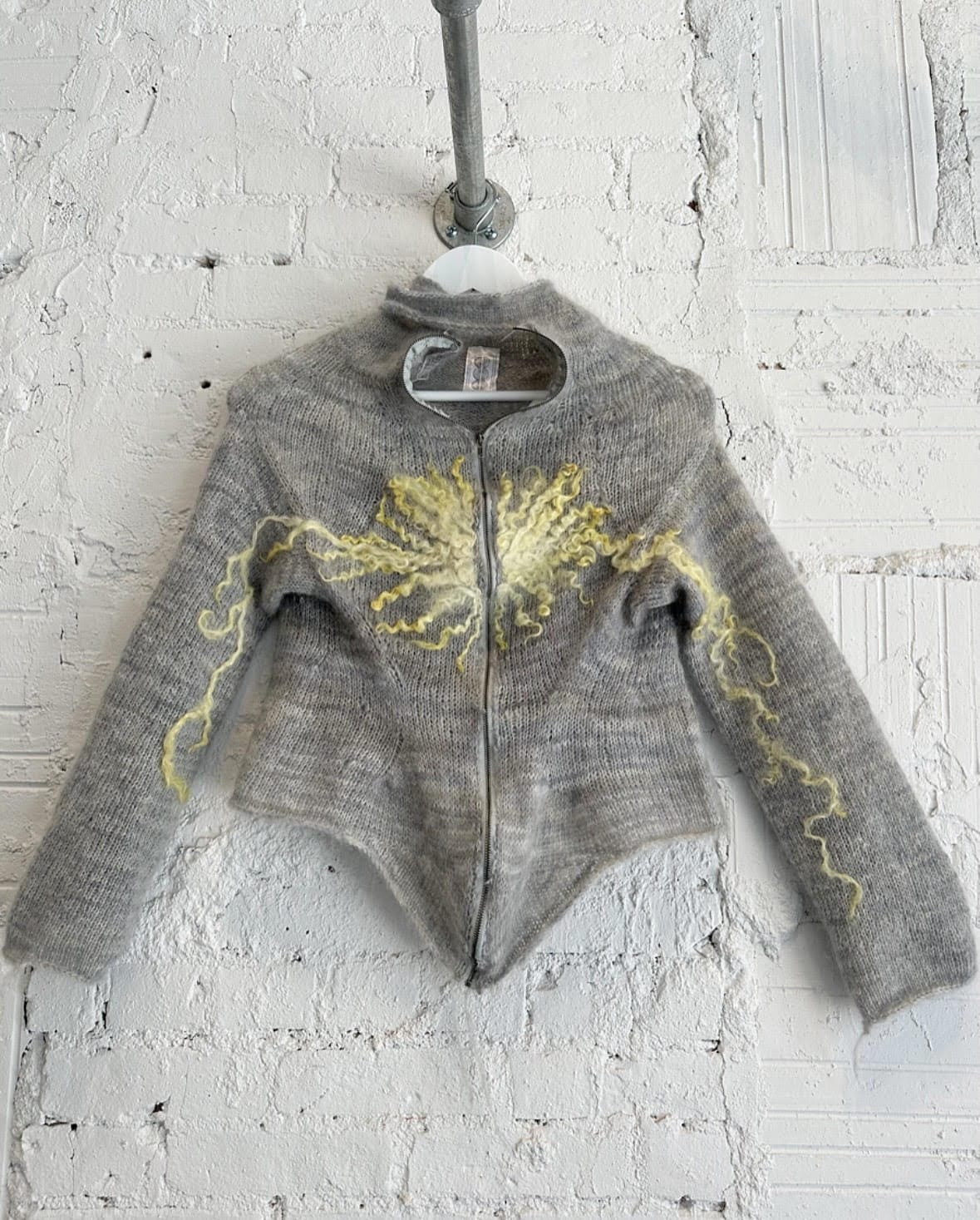 Goldenrod Moto Zip Up-GRACE GUI-APOC STORE
