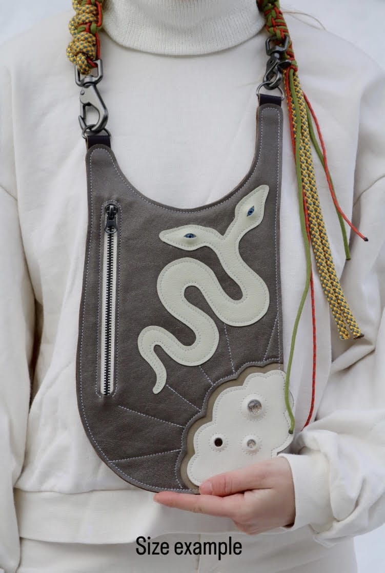 Snake bag teal-Av Grannan-APOC STORE