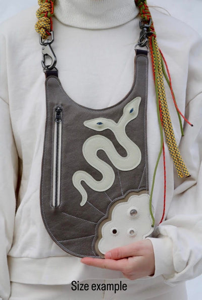 Snake bag teal-Av Grannan-APOC STORE