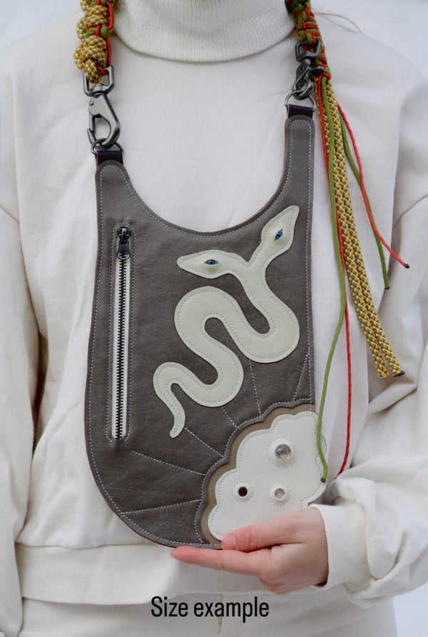 Snake bag brown-Av Grannan-APOC STORE