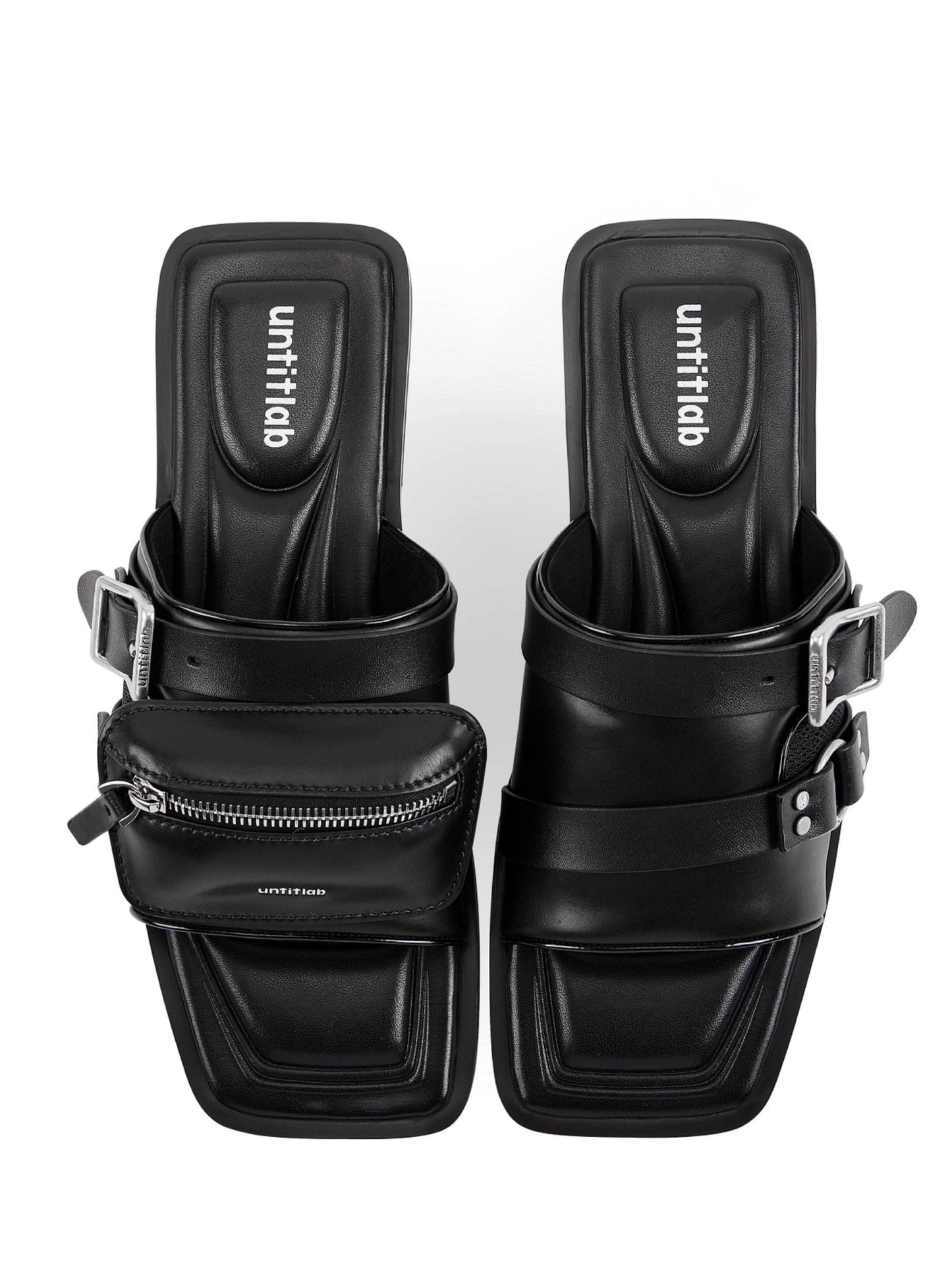 Reel Black Bag Belts Sandals-untitlab-APOC STORE