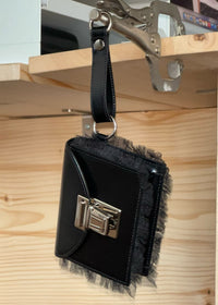 LACE METAL CHAIN WALLET BAG-SAENGIN STUDIOS-APOC STORE