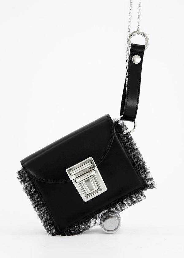 LACE METAL CHAIN WALLET BAG-SAENGIN STUDIOS-APOC STORE