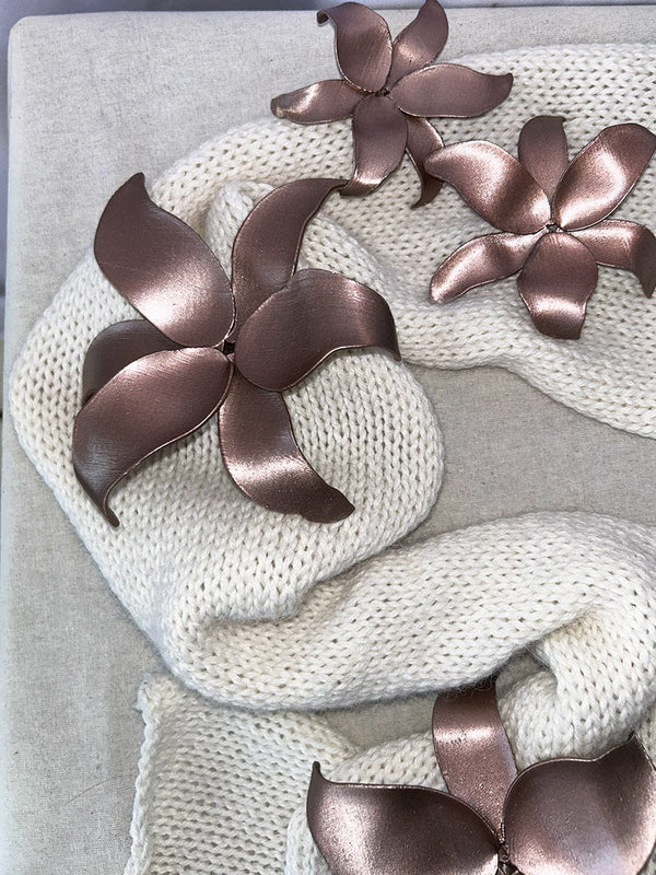 White Alpaca Laurel Cluster Scarf-GRACE GUI-APOC STORE