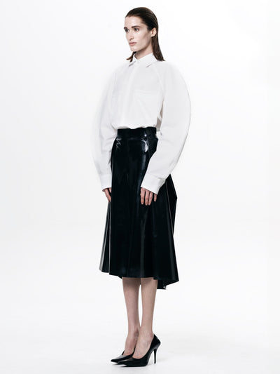 Black Pleated Skirt-Harri-APOC STORE