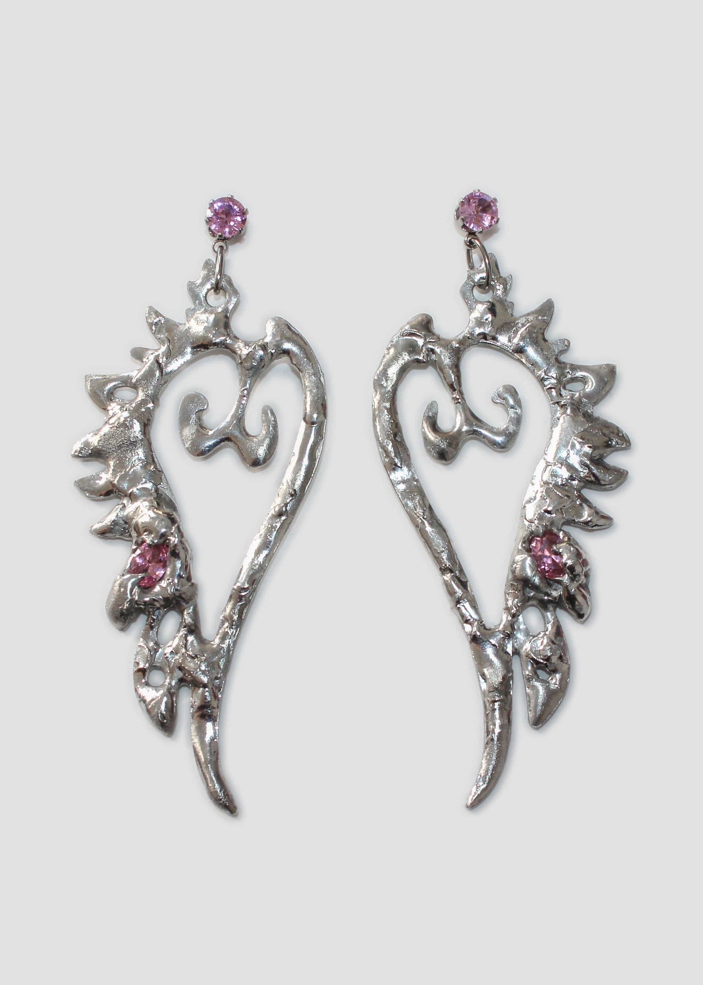 Silver Wing Earrings-Emma Pryde-APOC STORE