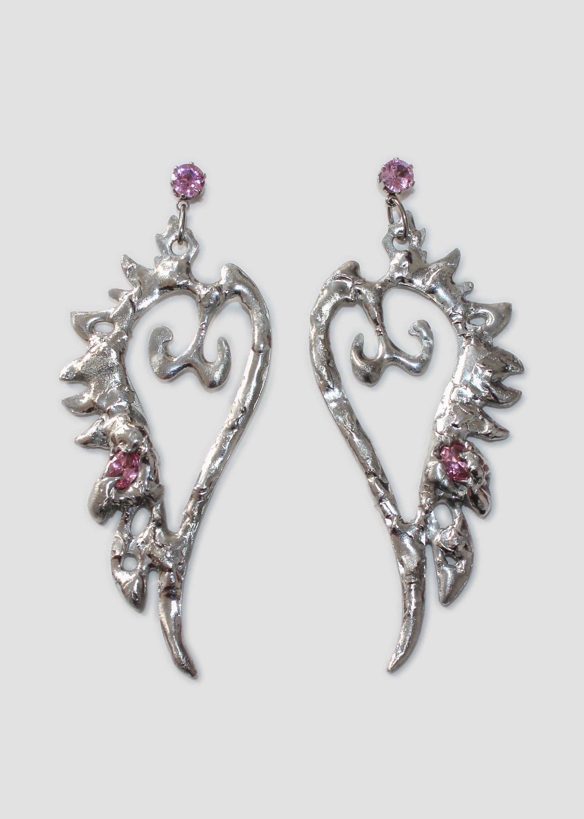 Silver Wing Earrings-Emma Pryde-APOC STORE