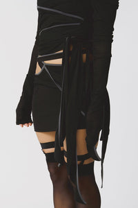 TWIST OFF-SHOULDER TOP BLACK-Lalameemee-APOC STORE