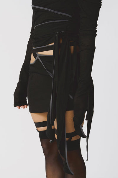 TWIST OFF-SHOULDER TOP BLACK-Lalameemee-APOC STORE