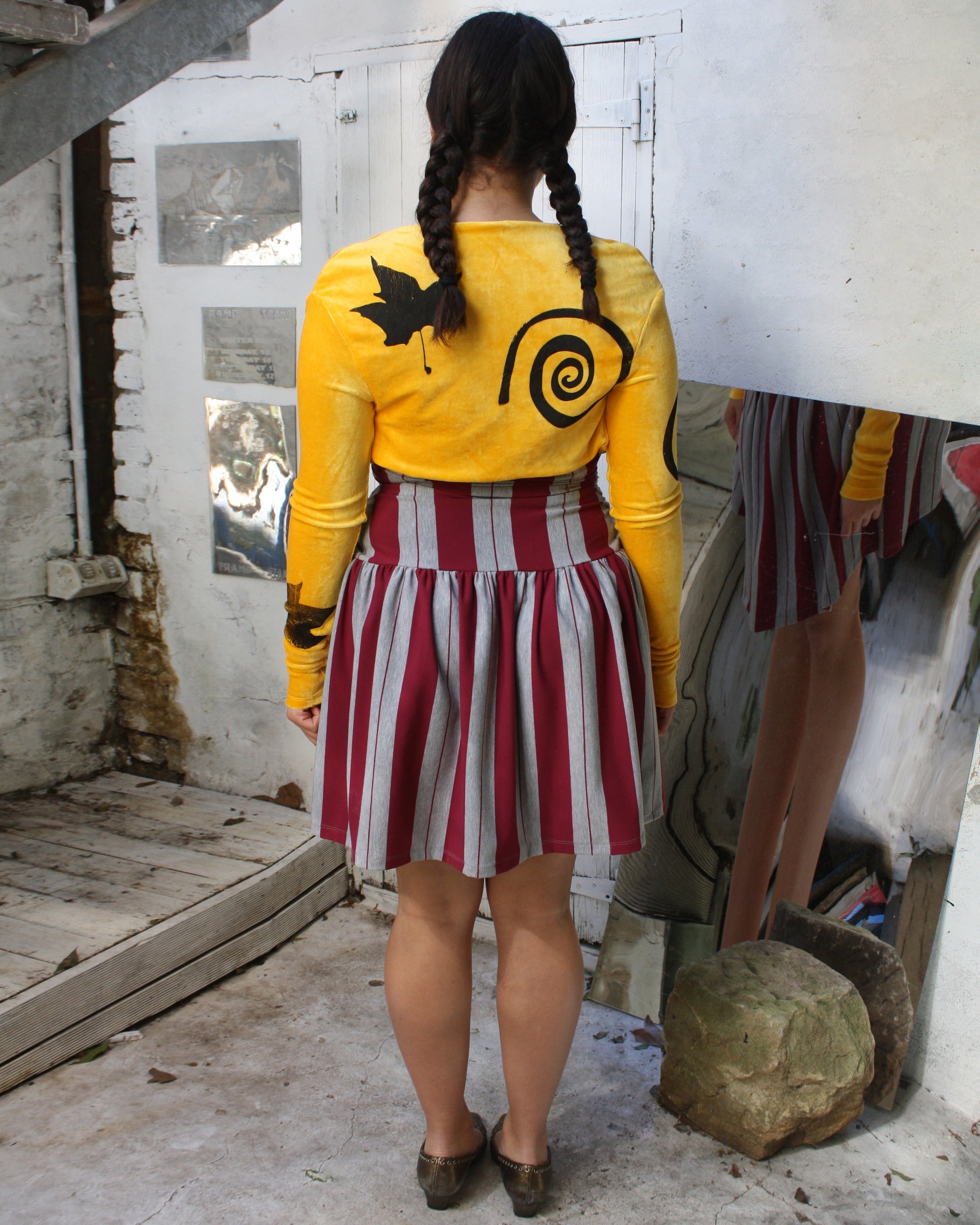 Yummy mummy bolero in sunshine-NIAMH GALEA-APOC STORE