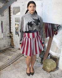 Yummy mummy hoodie in silver-NIAMH GALEA-APOC STORE