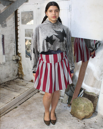 Yummy mummy hoodie in silver-NIAMH GALEA-APOC STORE