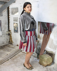 Yummy mummy hoodie in silver-NIAMH GALEA-APOC STORE