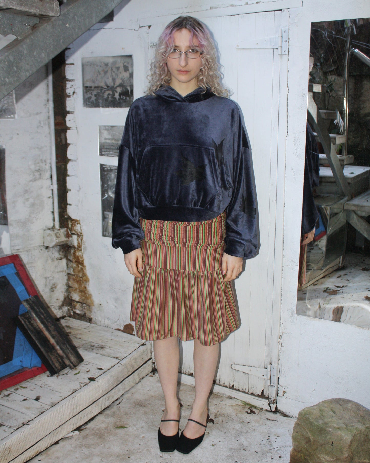 Yummy mummy hoodie in midnight-NIAMH GALEA-APOC STORE