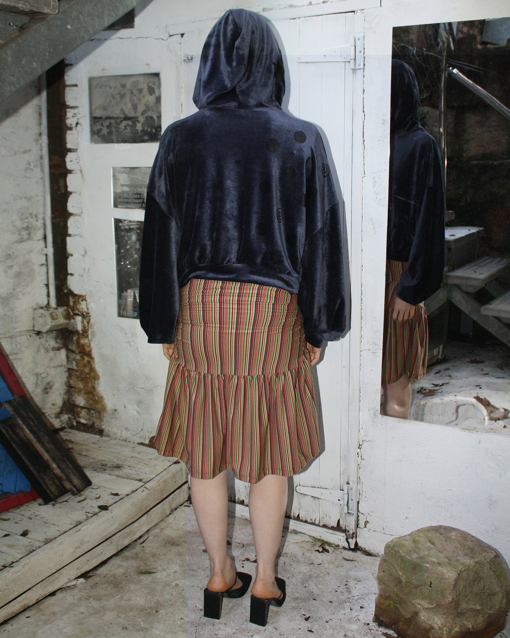 Yummy mummy hoodie in midnight-NIAMH GALEA-APOC STORE