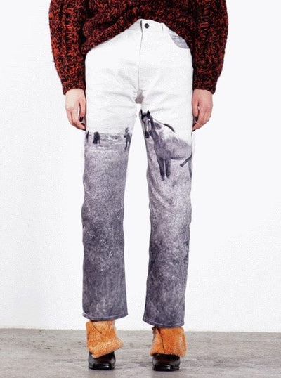 Printed Horse Jeans-Anton Belinskiy-APOC STORE