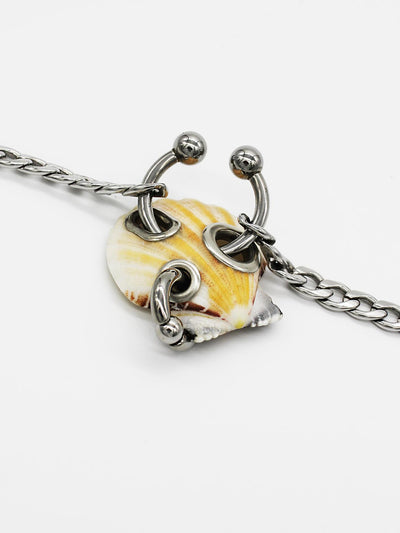 Pierced Shell Necklace-Corrina Goutos-APOC STORE