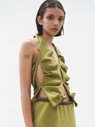 Reversible Butterfly Top-Krystal Paniagua-APOC STORE