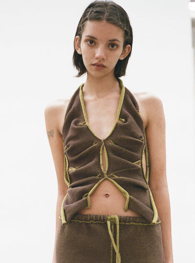 Reversible Butterfly Top-Krystal Paniagua-APOC STORE