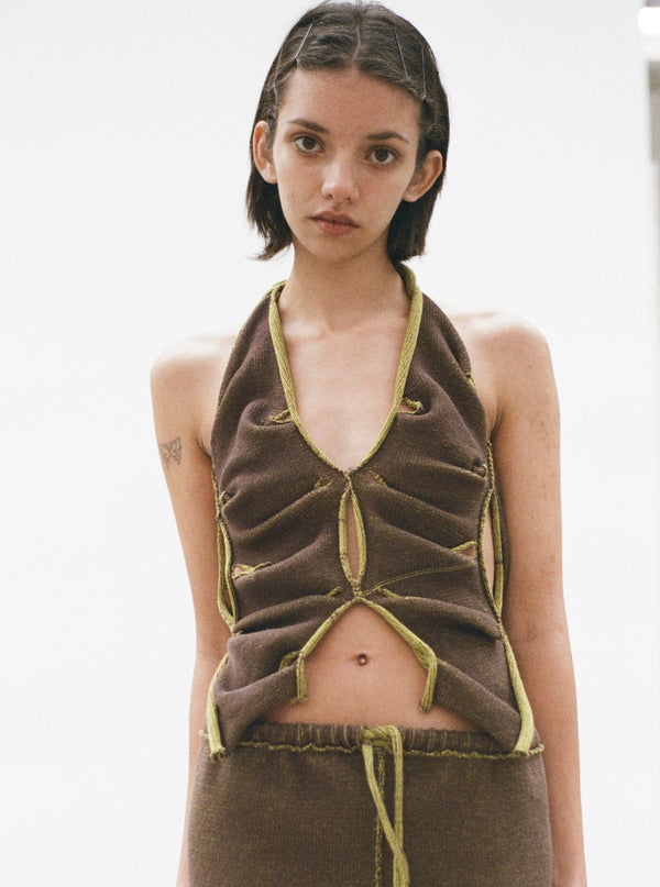 Reversible Butterfly Top-Krystal Paniagua-APOC STORE