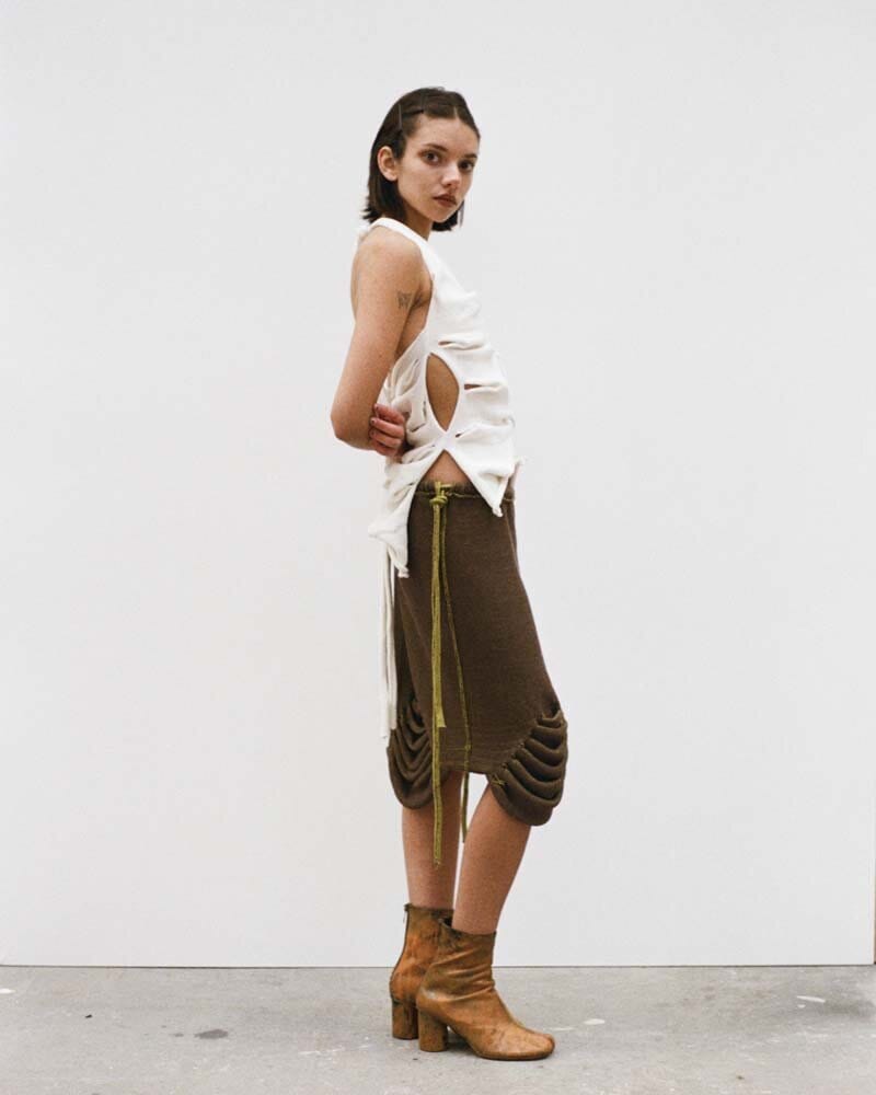 White Butterfly Top-Krystal Paniagua-APOC STORE