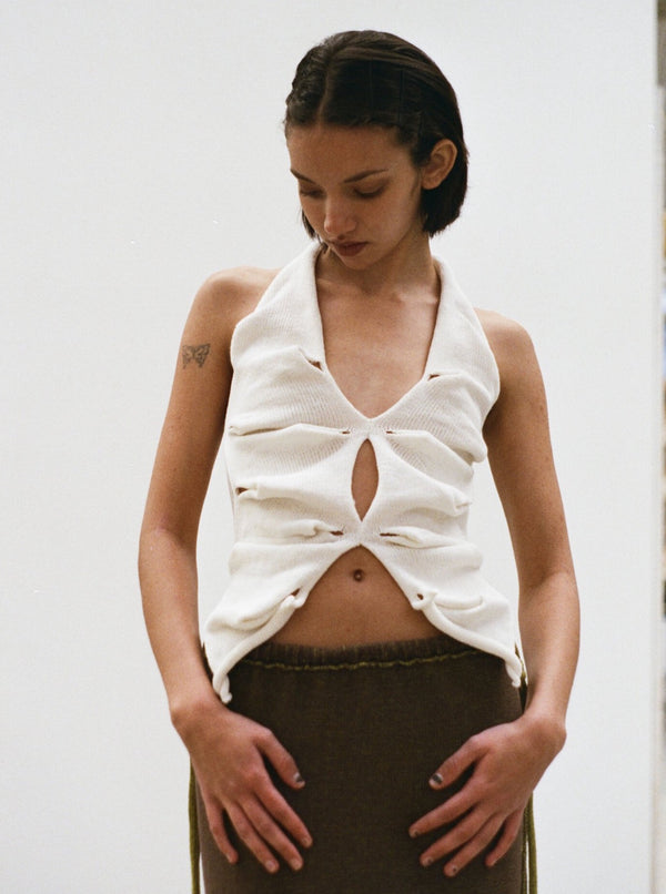 White Butterfly Top-Krystal Paniagua-APOC STORE