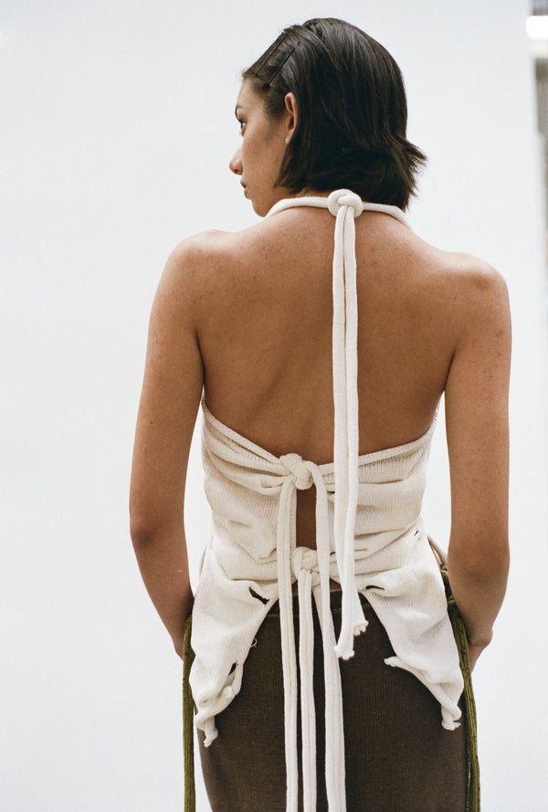 White Butterfly Top-Krystal Paniagua-APOC STORE