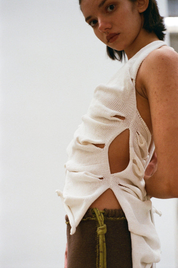 White Butterfly Top-Krystal Paniagua-APOC STORE