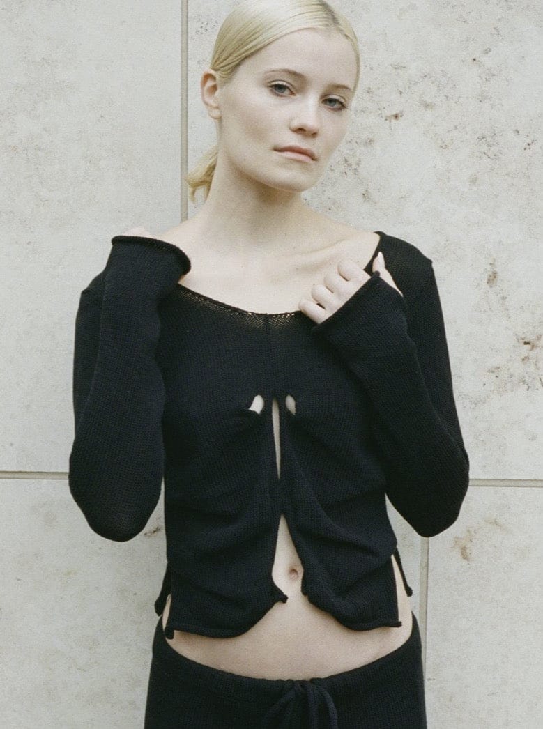 Butterfly Long Sleeve Top-Krystal Paniagua-APOC STORE