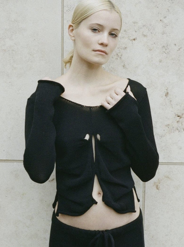 Butterfly Long Sleeve Top-Krystal Paniagua-APOC STORE