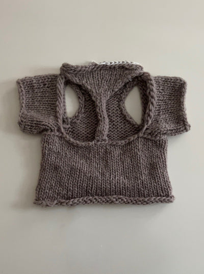 Cut-Out Cropped Baby Tee-VAISSEAU-APOC STORE