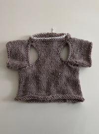 Cut-Out Cropped Baby Tee-VAISSEAU-APOC STORE