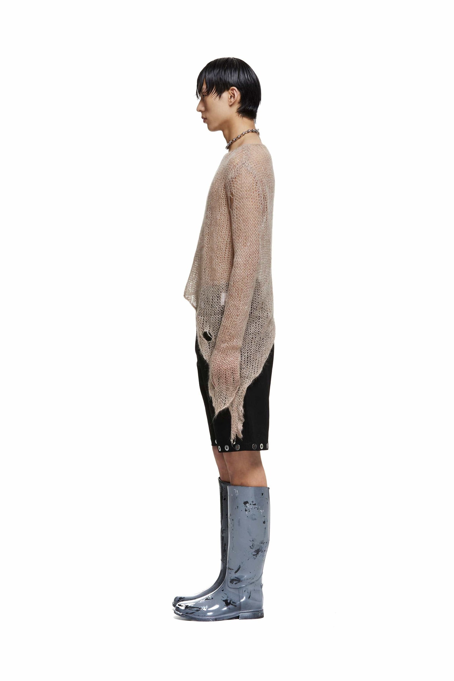 Mohair Loose Knit Jumper-XIMONLEE-APOC STORE
