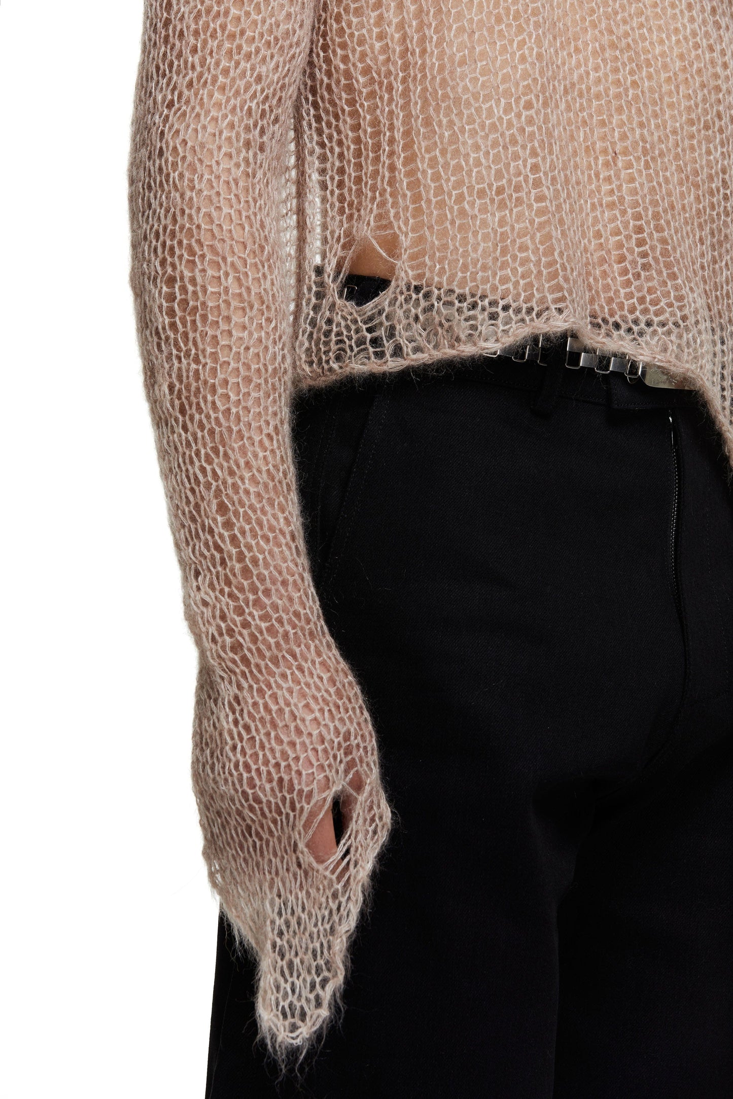 Mohair Loose Knit Jumper-XIMONLEE-APOC STORE