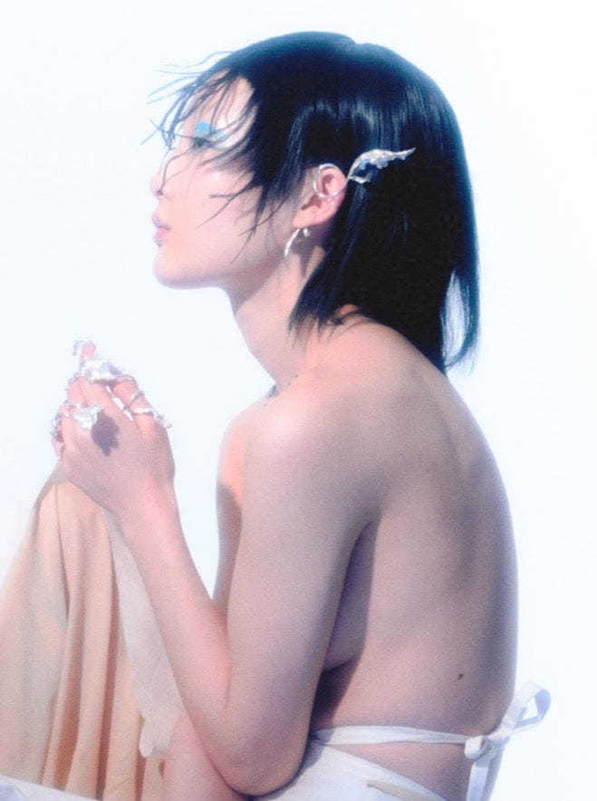 Sterling Silver Betta Ear Cuff-Ancient Future-APOC STORE