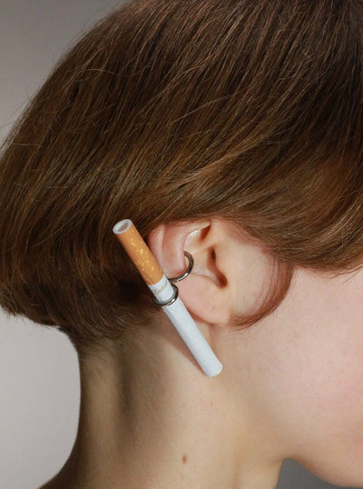 Holder Ear Cuff Silver-D’heygere-APOC STORE