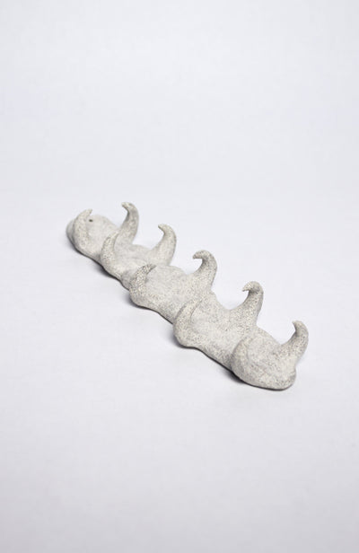 Grey incense holder-Cléo SJölander-APOC STORE