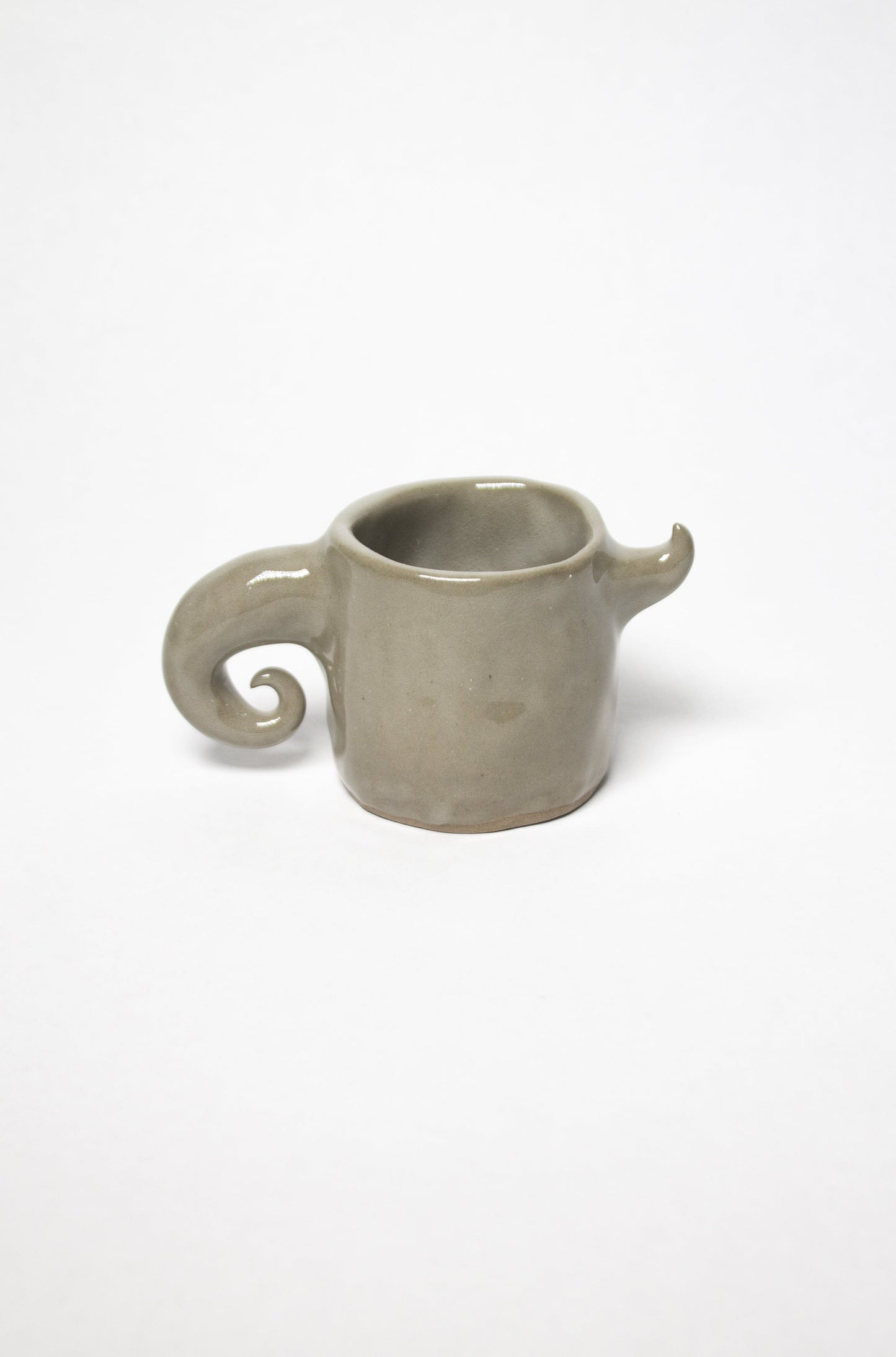 Green spiky mug-Cléo SJölander-APOC STORE