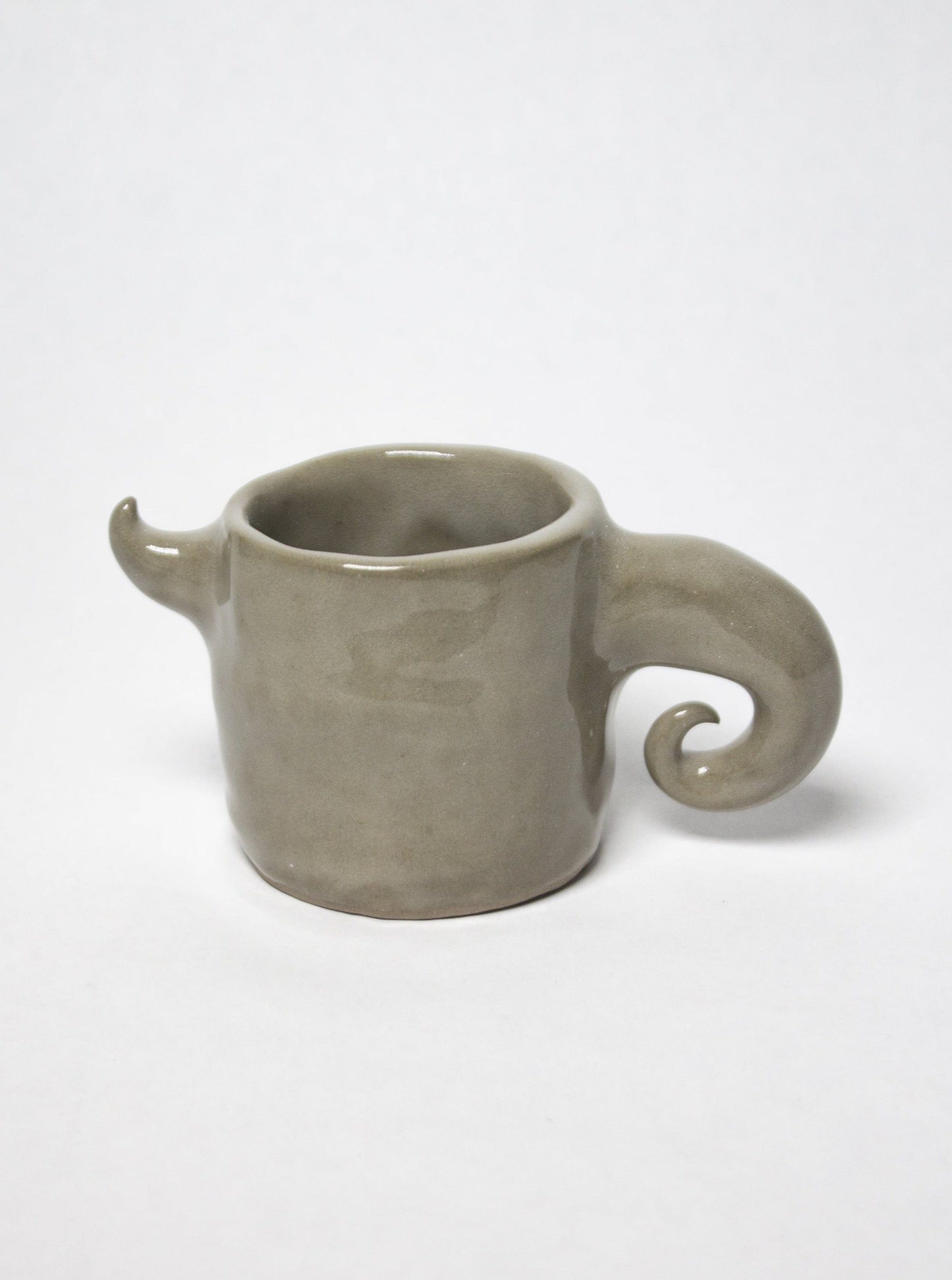 Green spiky mug-Cléo SJölander-APOC STORE